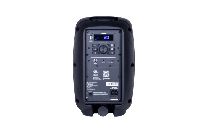 ION Pro Glow Express rear view and control panel